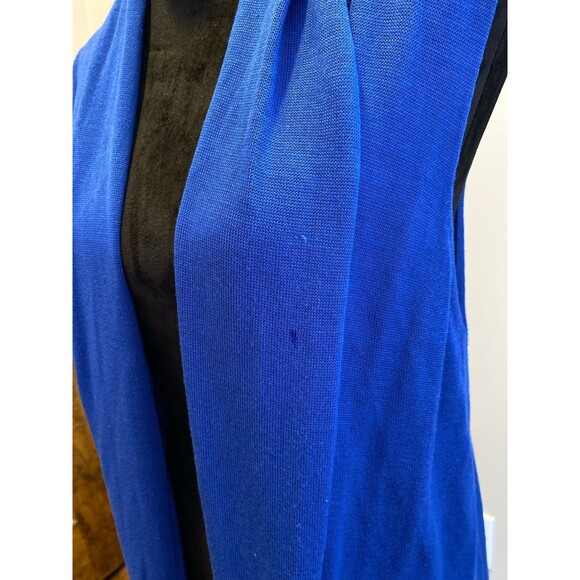 Joseph A Sleeveless Knit Sweater Vest Size XL Royal Blue Versatile Stylish - Picture 7 of 12